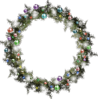 Christmas wreath Bb2 - PNG gratuit
