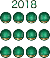 loly33 calendrier 2018 - zdarma png
