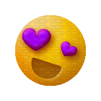 smiley love - GIF animado gratis