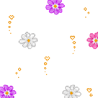 flowers falling gif fleurs