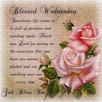 blessed wednesday - png gratuito