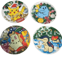 pokemon christmas ornaments - png grátis