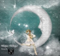 silvery moon - ingyenes png