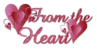 Heart.Text.quote.Red.deco.Love.Victoriabea - PNG gratuit