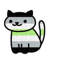 Agender cat - 免费PNG