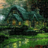 animated rain background - 免费动画 GIF