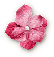 soave deco flowers scrap pearl vintage pink - PNG gratuit