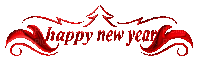 happy new year text gif bonne annee - GIF animé gratuit