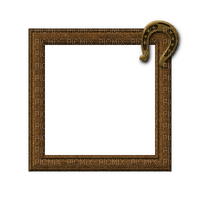 Small Brown Frame - bezmaksas png