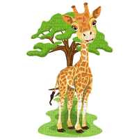Kaz_Creations Cute Cartoon Giraffe - bezmaksas png
