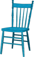 Chaise.Chair.Silla.Blue.turquoise.Victoriabea - PNG gratuit