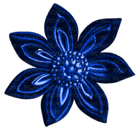 Christmas.Flower.Blue - Free PNG
