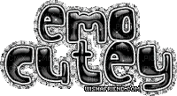Emo cutely - Бесплатный анимированный гифка