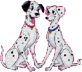 chantalmi  chien dalmatien walt disney - GIF animate gratis
