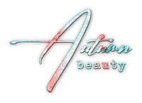 soave text autumn beauty pink teal - δωρεάν png
