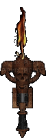 Skull Torch - Darmowy animowany GIF