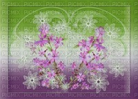bg-lila-grön--blommor--background-flowers - png grátis