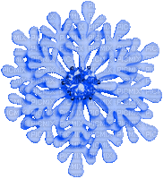 Snowflake.Blue.Animated - KittyKatLuv65 - Gratis animerad GIF