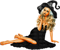 Woman.Witch.Halloween.Black - zadarmo png
