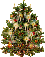 abete fir tree noel laurachan - Безплатен анимиран GIF