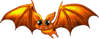 orange bat by nataliplus - png gratis