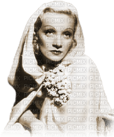 soave woman vintage Marlene Dietrich sepia - 無料png