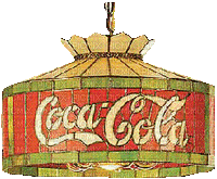 Coca Cola vintage Hanging Lamp Joyful226 - GIF animé gratuit