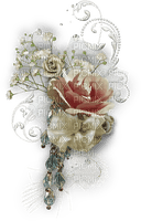 rose, vintage, fleur, Pelageya - png grátis
