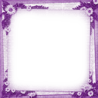 Frame.Purple.White - By KittyKatLuv65 - Free PNG