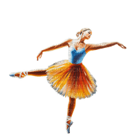 autumn ballerina woman - png gratis