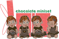 Babyz Chocolate Miniset - ingyenes png