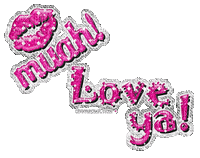 mwah love ya! - Безплатен анимиран GIF