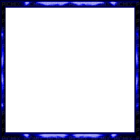 cadre bleu gif frame blue - Animovaný GIF zadarmo