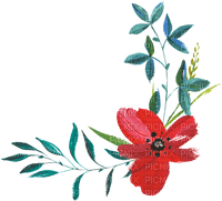 watercolor flower Bb2 - PNG gratuit