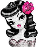 soave woman rockabilly vintage summer pin up - png ฟรี