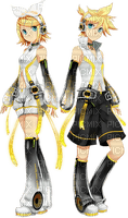 Len et Rin kagamine - ücretsiz png