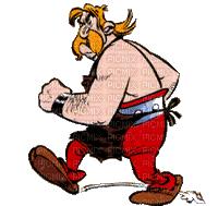asterix - GIF animado grátis