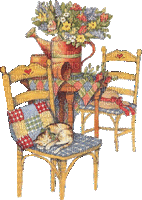 Country Chairs Decoration
