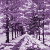 Y.A.M._Winter background purple - GIF animé gratuit