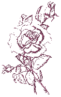 loly33 fleur rose - GIF animado gratis
