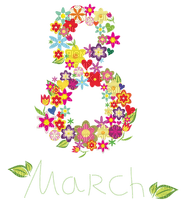 Kaz_Creations 8th March Happy Women's Day - gratis png