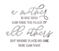 kikkapink mother quote text png - Free PNG