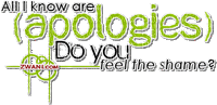apologies letters - Zdarma animovaný GIF