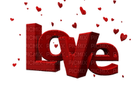 love text red deco