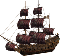 Пиратский корабль - kostenlos png