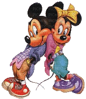 Gif Disney Mickey Minnie - Бесплатный анимированный гифка