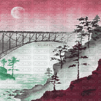 Y.A.M._Japan landscape background - Animovaný GIF zadarmo