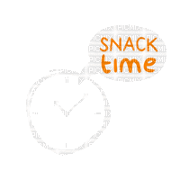 Snack Time Merienda - GIF animado gratis