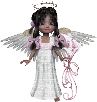 poupée ange - GIF animate gratis