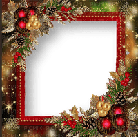Christmas.Noël.Cadre.Frame.Victoriabea - PNG gratuit